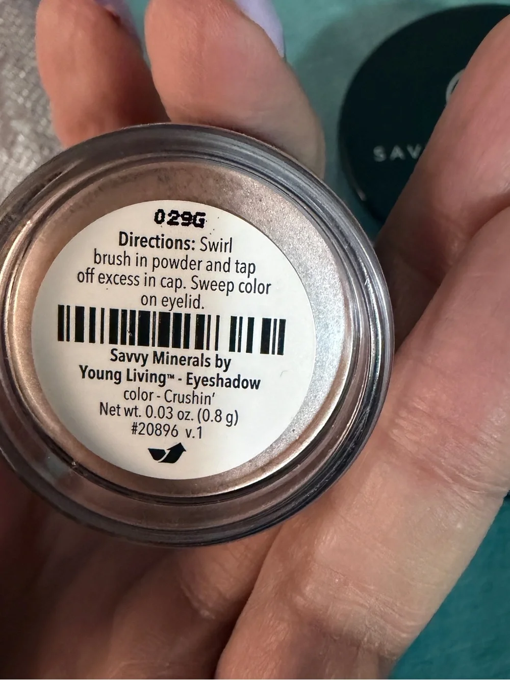 NIB Savvy Minerals Makeup Bundle Veil Brush Eyeshadows Bag